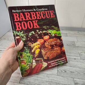 1967 Barbecue Book HC Cookbook Vtg 2nd Print BHG Better Homes Gardens BBQ Recipe